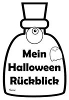 Vorschau - Stundenentwürfe - Halloween Rückblick Steckbriefe Reflexion Grundschule - Seite 2