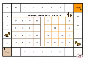 Vorschau - Spiele - Bingo Addition Subtraktion bis 100 ohne ZÜ, Lösungen - Seite 3