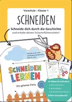 Vorschau - Mal- und Bastelvorlagen - Scherenführerschein mit Vorlesegeschichte: Feinmotorik & Schneiden lernen (Kita, Vorschule & Klasse 1) - Deckblatt