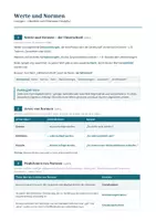 Vorschau - Arbeitsblätter - 1_AB_Werte_und_Normen_Schüler - Deckblatt