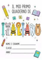 anteprima - Materiale di supporto/inclusione - IL MIO PRIMO QUADERNO ITALIANO – 257 SCHEDE SU ALFABETO, SILLABE E PRIME LETTURE - Pagina 1