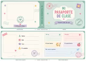 Vista previa - Decoración del aula - Mi pasaporte de clase| Actividad primeros días de cole | - página 1