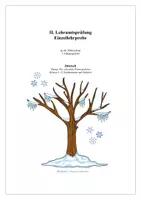 Vorschau - Stundenentwürfe - Unterrichtsentwurf - Wir schreiben Wintergedichte - Seite 1