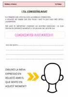 Vista previa - Hojas de trabajo - Tasques inici de curs: TUTORIA, MATES I LLENGUA - página 1