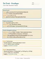Vorschau - Arbeitsblätter - Der Druck – Prüfungstraining Physik (Klasse 8) - Seite 3