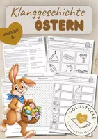 Vorschau - Arbeitsblätter - Klanggeschichte Ostern, Musikunterricht, Arbeitsblätter - Deckblatt