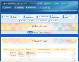Aperçu - Outils du professeur - Le Cahier Journal Interactif : de la PS au CM2 en un clic - Page 1