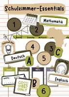 Vorschau - Anderer Materialtyp - Schulzimmer-Essentials OLIVE - Deckblatt