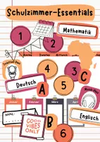Vorschau - Anderer Materialtyp - Schulzimmer-Essentials PEACH - Deckblatt