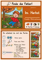Vorschau - Fördermaterial/Inklusion - Finde den Fehler im Herbst: Suchbilder zur visuellen Wahrnehmung für Grundschule und Förderschule - Seite 3