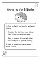 Vorschau - Bildkarten - Der Igel im Jahreslauf Bildkarten in Farbe und Schwarz-Weiß - Seite 2