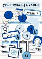 Vorschau - Anderer Materialtyp - Schulzimmer-Essentials SKY - Deckblatt