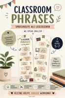 Vorschau - Arbeitsblätter - Classroom Phrases – Sprechhilfe als Lesezeichen | Englisch - Deckblatt