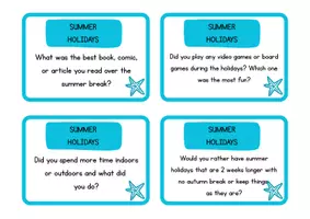 Vorschau - Aufgabenkarten - Summer Holidays: Conversation Cards Englisch: ab Klasse 8 (differenziert) - Seite 3