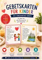 Vorschau - Bildkarten - 🌈 Gebetskarten für Kinder – 102 verschiedene Gebete - Deckblatt
