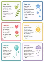 Vorschau - Bildkarten - 🌈 Gebetskarten für Kinder – 102 verschiedene Gebete - Seite 1