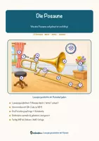 Vorschau - Arbeitsblätter - Die Posaune – Lesespurgeschichte mit Rätselaufgaben (Klasse 8) - Seite 2