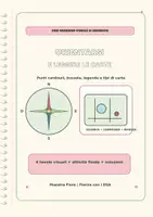 anteprima - Materiale di supporto/inclusione - Mini quaderno visuale di geografia - orientarsi e leggere le carte - Pagina di copertina
