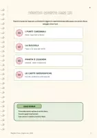 anteprima - Materiale di supporto/inclusione - Mini quaderno visuale di geografia - orientarsi e leggere le carte - Pagina 1