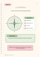 anteprima - Materiale di supporto/inclusione - Mini quaderno visuale di geografia - orientarsi e leggere le carte - Pagina 3