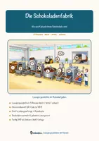 Vorschau - Arbeitsblätter - Die Schokoladenfabrik – Lesespurgeschichte mit Rätselaufgaben (Klasse 8) - Seite 2