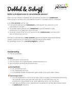 Voorbeeld - Dobbel & Schrijf - Herfst - Paddenstoel - Pagina 1