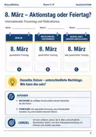 Vorschau - Arbeitsblätter - Feiertage Deutschland Arbeitsblätter Klasse 9–10 - Seite 1