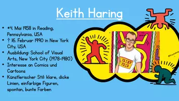 Vorschau - Mal- und Bastelvorlagen - Buchstaben nach Keith Haring - Kunstunterricht - Schulstart - Seite 2