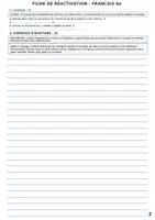 Aperçu - Feuilles d'exercices - fiche reactivaton rentrée collège - Page 1
