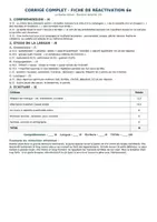 Aperçu - Feuilles d'exercices - fiche reactivaton rentrée collège - Page 2