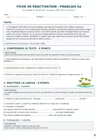 Aperçu - Feuilles d'exercices - fiche reactivaton rentrée collège - Page 3
