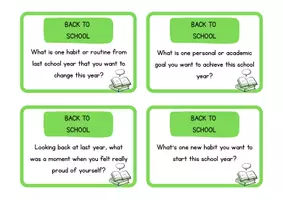 Vorschau - Aufgabenkarten - Back to School: Conversation Cards Englisch: ab Klasse 8 (differenziert) - Seite 2