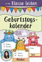 Vorschau - Bildkarten - Geburtstagskalender - Monster - Deckblatt