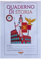 anteprima - Materiale di supporto/inclusione - QUADERNO DI STORIA CLASSE 5 - Pagina di copertina