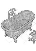 Vorschau - Arbeitsblätter - Mandalas Thema zu Hause / wohnen / Möbel & Räume - Grundschule - Bastelvorlagen - Seite 2