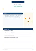 Vorschau - Arbeitsblätter - Herbst Leseverstehen 5 Lesetexte - Seite 2