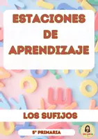 Vista previa - Juegos / Gamificación - ESTACIONES DE APRENDIZAJE-LOS SUFIJOS - Portada