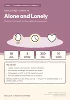 Vorschau - Arbeitsblätter - Alone and Lonely — Englisch E-Phase, Einheit 09 Alleinsein, Einsamkeit und Zugehörigkeit unterscheiden - Deckblatt