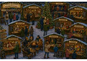 Vorschau - Arbeitsblätter - Lesespurgeschichte - Am Weihnachtsmarkt (3-fach differenziert) - Seite 3