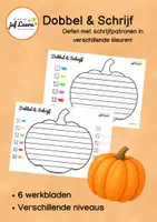 Voorbeeld - Dobbel & Schrijf - Herfst - Pompoen - Voorblad