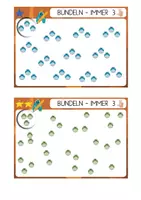 Aperçu - Inclusion - Cartes à compter jusqu'à 3 | Regrouper les quantités, 3 niveaux – maternelle dès 3 ans - Page 2