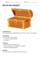 Vorschau - Stundenentwürfe - Kreatives Schreiben Klasse 3 | 💎 Der verschwundene Schatz - Seite 3