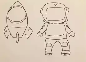 anteprima - Materiale per pittura e bricolage - Una classe spaziale - Pagina 1
