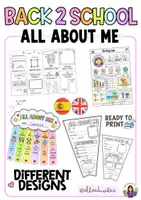 Προεπισκόπηση - Φύλλα εργασίας - Back to School – ALL ABOUT ME | Γνωριζόμαστε | Αγγλικά & Ισπανικά | Δημοτικό - Εξώφυλλο