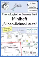 Vorschau - Arbeitsblätter - Phonologische Bewusstheit: Silben · Reime · Laute - Miniheft - Deckblatt