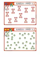 Aperçu - Inclusion - Cartes à compter jusqu'à 5 | Regrouper les quantités, 3 niveaux – maternelle dès 4 ans - Page 2