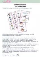Vorschau - Bildkarten - Kennenlernspiel - Entweder Oder - Deckblatt