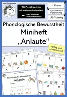 Vorschau - Arbeitsblätter - Phonologische Bewusstheit: Anlaute - Miniheft - Deckblatt