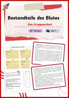 Vorschau - Arbeitsblätter - Blutbestandteile - Deckblatt