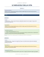 anteprima - Esercizi - ESERCIZI SVOLTI - Le Biomolecole - Pagina di copertina